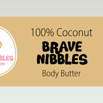 Brave Nibbles 100% Pure Coconut Body Butter (250 ml)